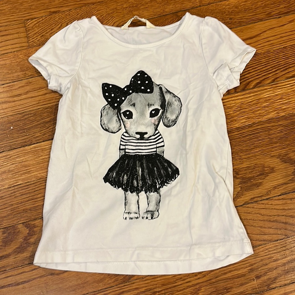 4-6y H&M puppy in tutu T-Shirt